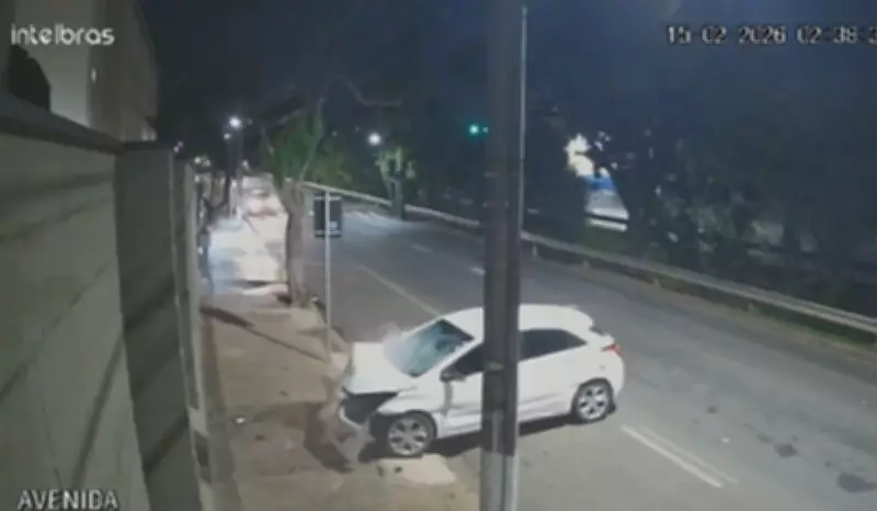 Motorista foge após colidir contra muro e deixar mulher ferida em Piracicaba