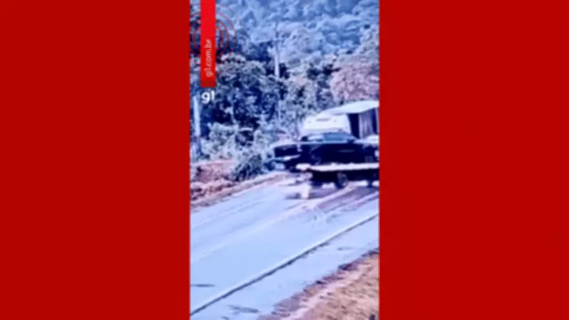 Motorista morre em acidente fatal na BR-364 após caminhão guincho escorregar e colidir com carreta em Mato Grosso