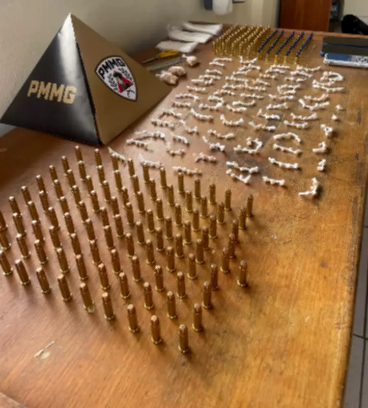 Motorista preso com 200 munições em Mirabela após denúncia de transporte de armas e drogas