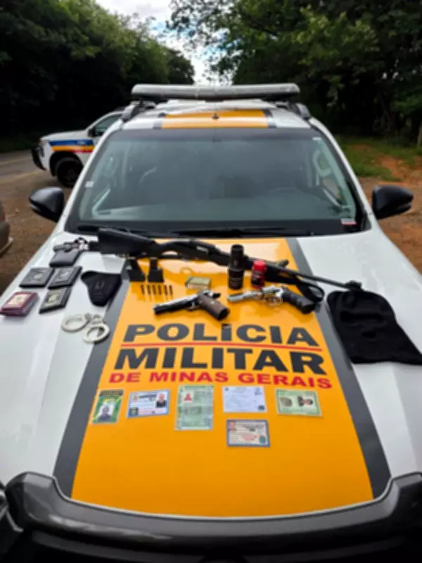 Motorista preso com armas e documentos falsos após fuga em Montes Claros