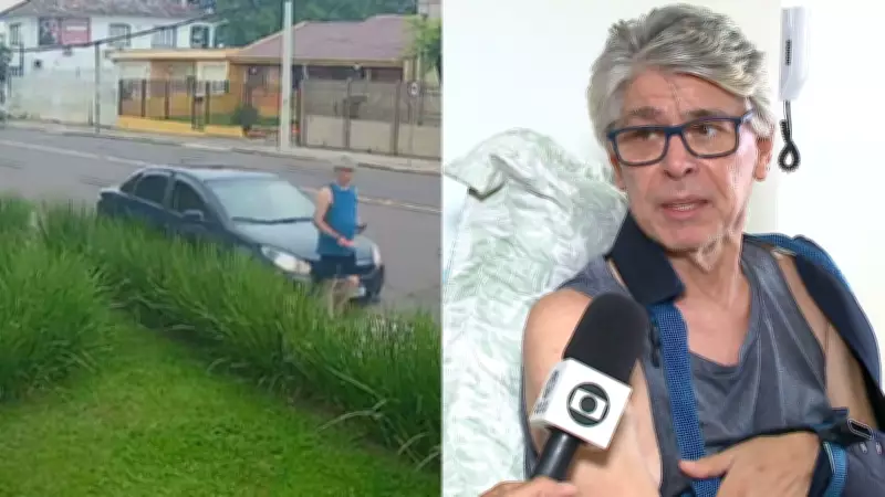 Motorista sem CNH invade calçada e atropela aposentado que passeava com cachorro no RS