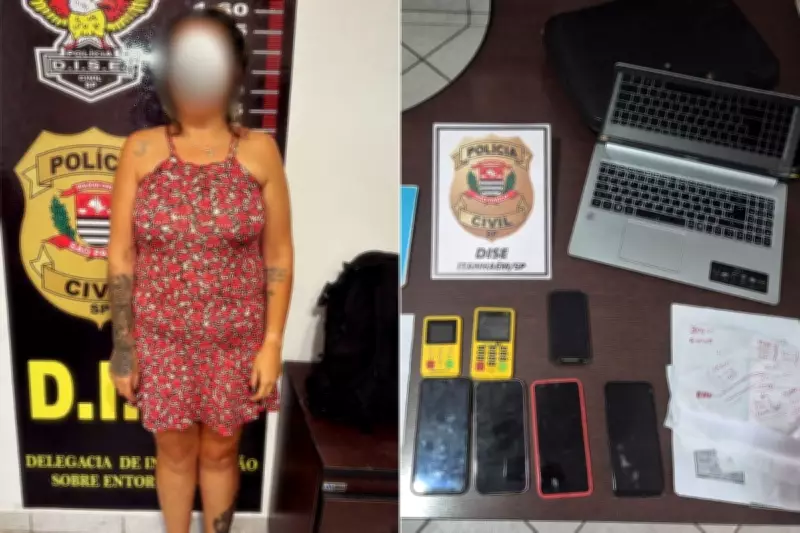 Mulher conhecida como 'Malévola' é presa suspeita de liderar facção criminosa do PCC em Itanhaém