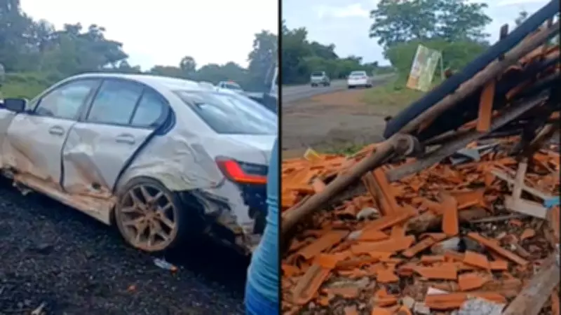 Mulher morre após carro sair da pista e atingir barraca na BR-343 no Piauí