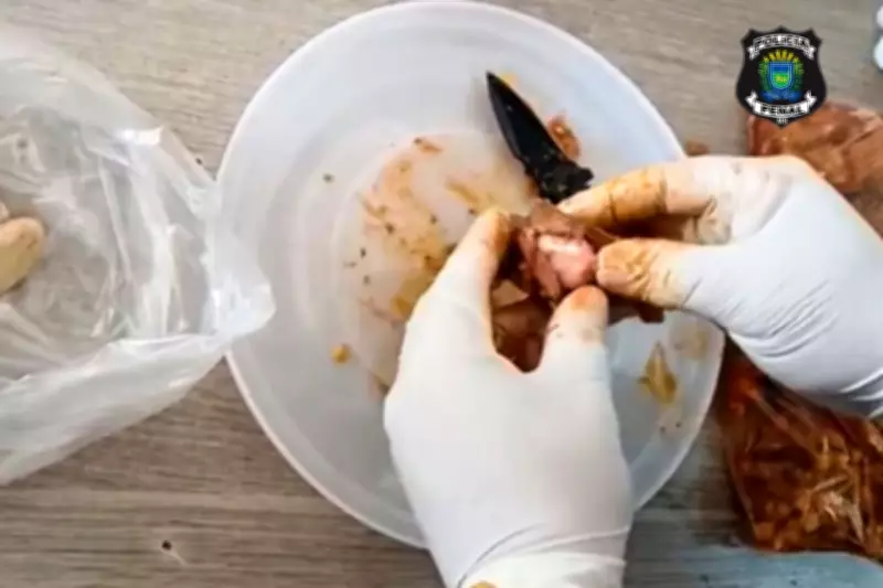 Mulher presa ao tentar levar cocaína escondida em carne para neto preso em MS