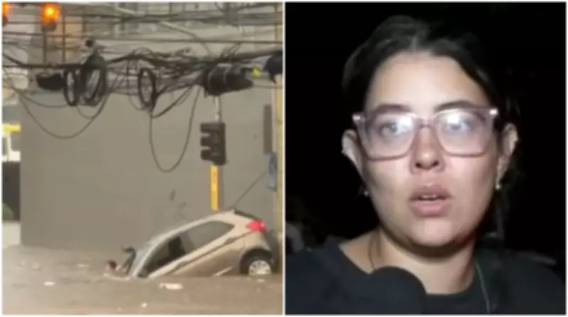Mulher relata fuga dramática de enxurrada em Guarulhos após temporal histórico