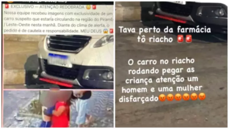 Mulher tem carro falsamente vinculado a sequestro de crianças em Fortaleza e sofre ameaças