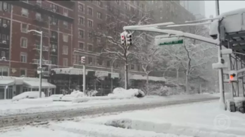 Nevasca histórica nos EUA paralisa Nordeste e deixa 40 milhões em alerta