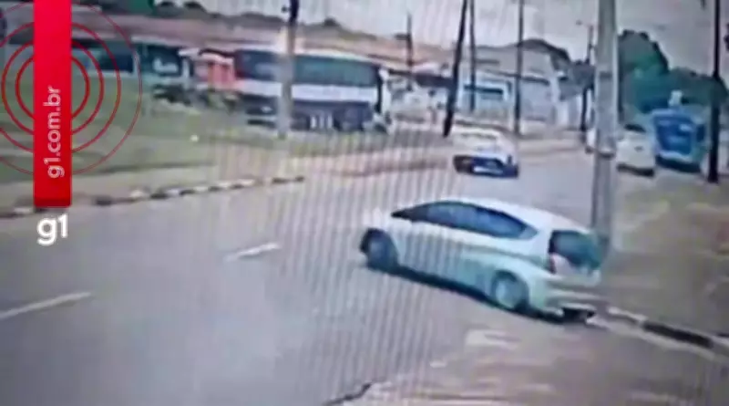 Nutricionista e bombeira feridas em acidente com motorista que fugiu após invadir preferencial