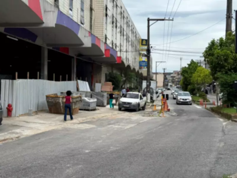 Obra de drenagem em Petrópolis altera trânsito na Rua Teresa com esquema especial