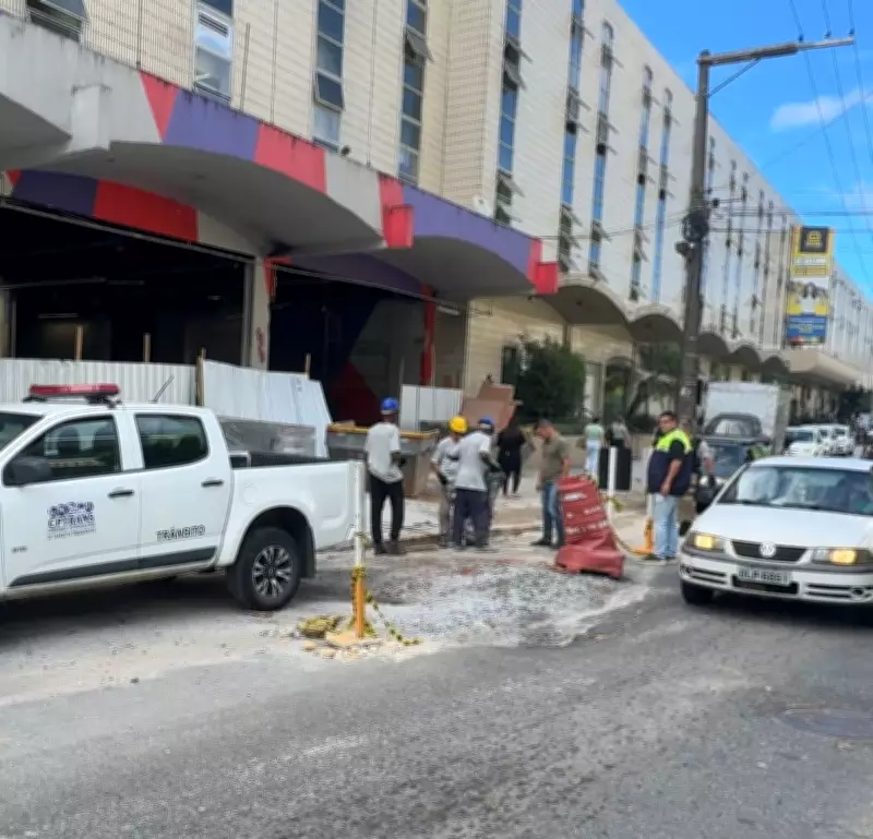 Obras de drenagem em Petrópolis causam interdições e alterações no trânsito do Alto da Serra