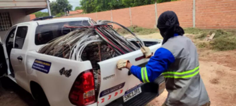 Operação apreende 800 kg de fios de eletricidade furtados em Timon