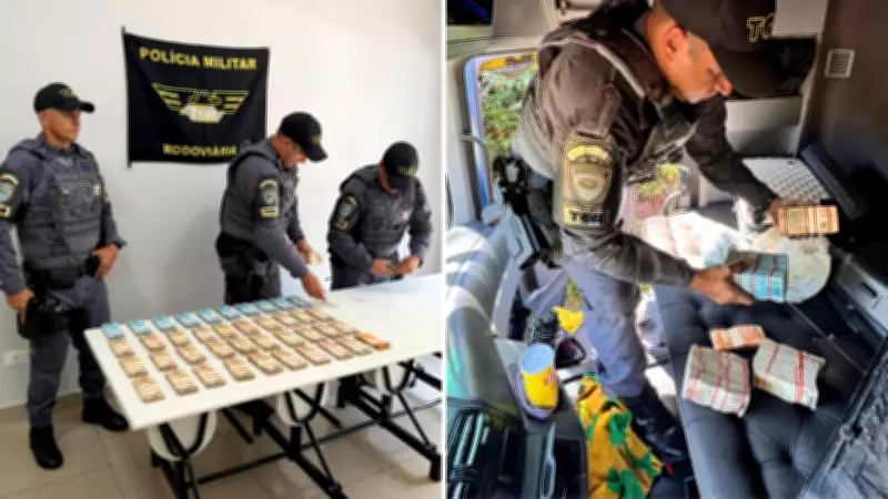 Operação apreende mais de R$ 247 mil em fundo falso de caminhão em Mirante do Paranapanema