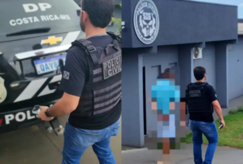Operação 'Banquete Amargo' prende suspeito de crimes sexuais contra crianças em Costa Rica, MS