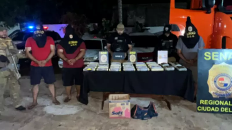 Operação Dual intercepta drogas destinadas a Curitiba na fronteira Brasil-Paraguai