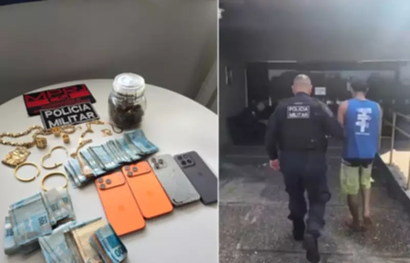 Operação em Búzios prende dois por tráfico e apreende R$ 35 mil e drogas