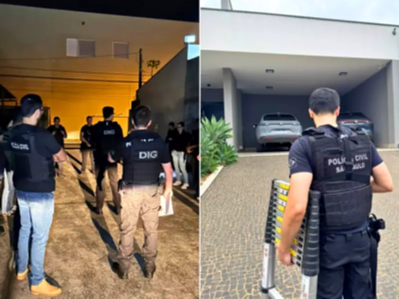 Operação Ágora da Polícia Civil combate PCC e lavagem de dinheiro em Rio Claro