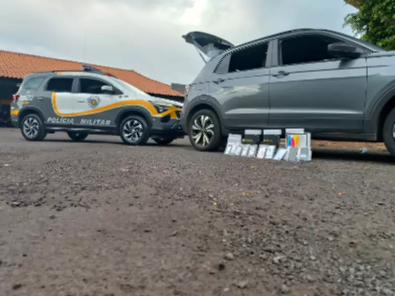 Operação Impacto apreende iPhones e eletrônicos importados sem nota fiscal em Assis