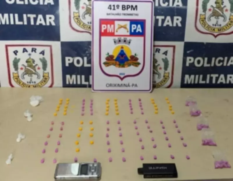 Operação policial apreende cocaína e ecstasy e prende suspeitos em Oriximiná-PA