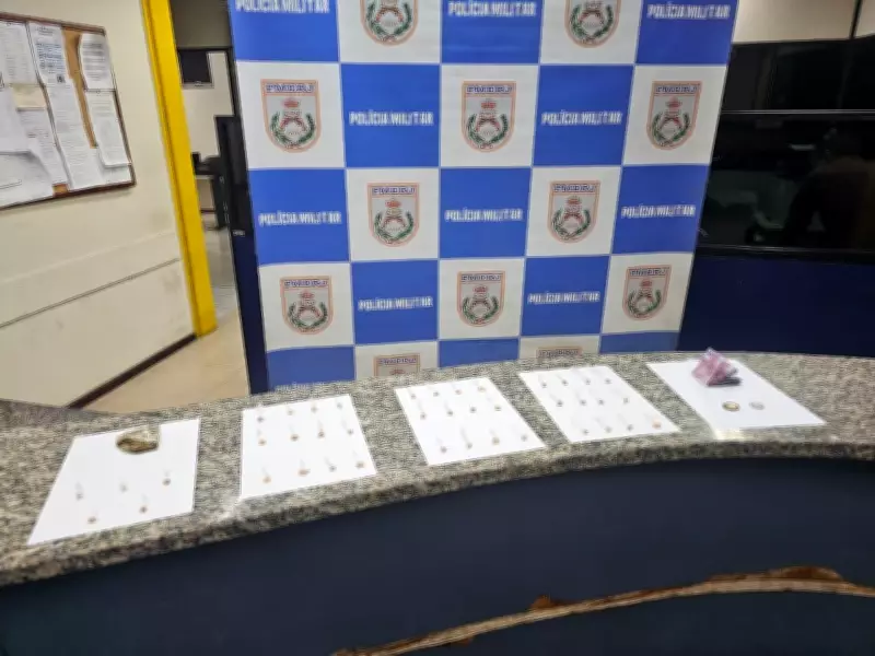 Operação policial em Barra Mansa prende dois por tráfico de drogas e apreende entorpecentes