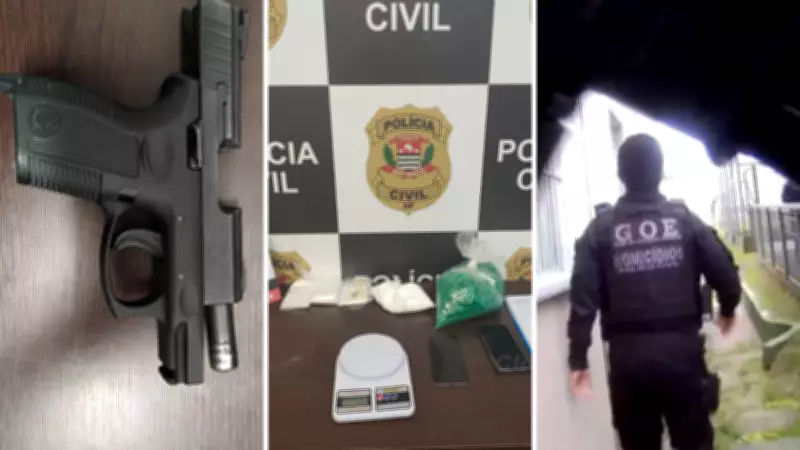 Operação policial prende 10 suspeitos de tráfico de drogas em Taubaté, SP