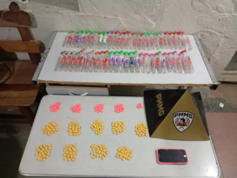 Pai fica surpreso ao descobrir que filha escondia drogas em casa em Montes Claros