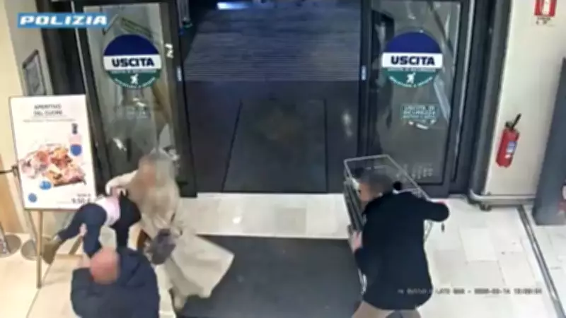 Pais impedem tentativa de rapto de bebê em supermercado na Itália; criança sofre fratura