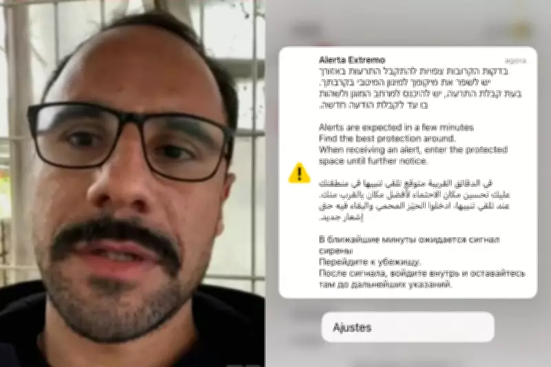 Paranaense relata tensão em Israel durante ataques: 'Situação assustadora'