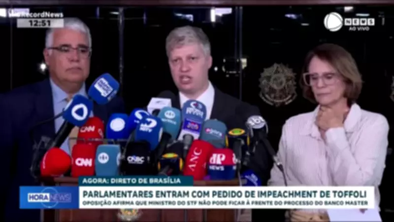Parlamentares do Novo protocolam pedido de impeachment contra ministro Dias Toffoli
