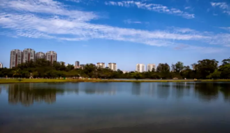 Parque Centenário em Mogi das Cruzes tem trecho interditado novamente por alagamento
