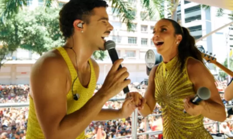 Pedro Sampaio pede bênção a Ivete Sangalo para estreia no Carnaval de Salvador