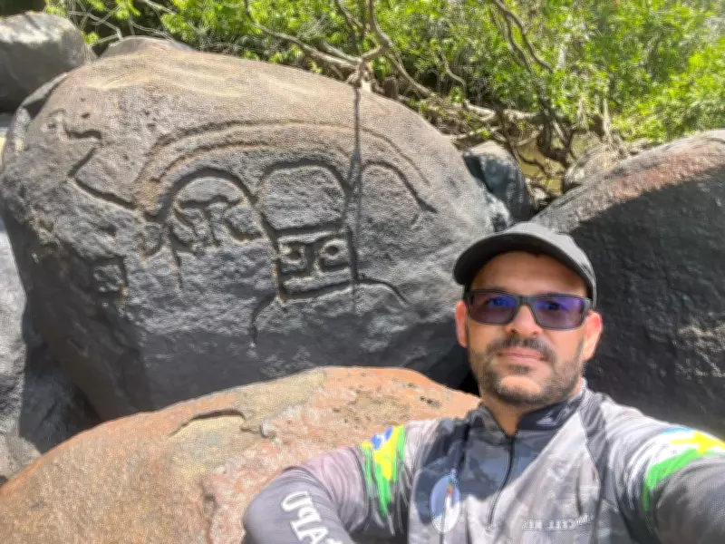 Pescador descobre sítio arqueológico com desenhos rupestres de 3 mil anos em Roraima