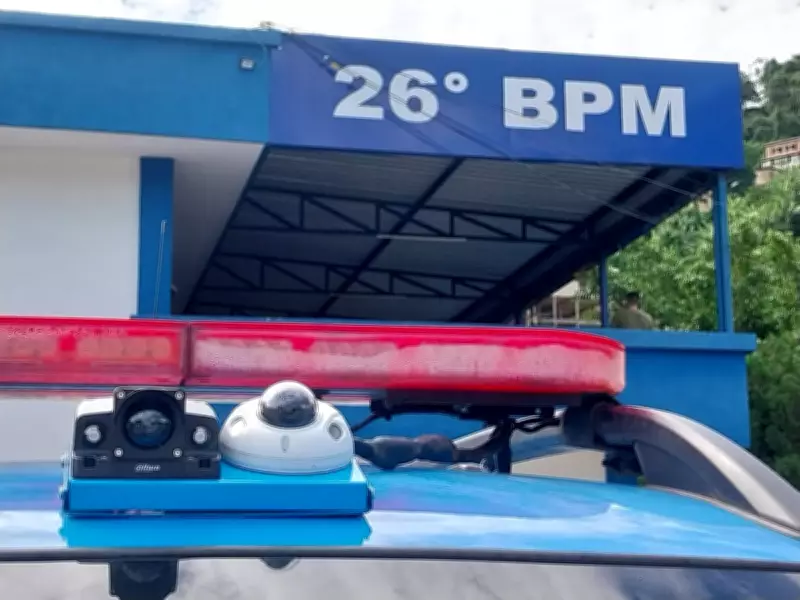 Petrópolis: Viaturas da PM recebem câmeras com reconhecimento facial e leitura de placas