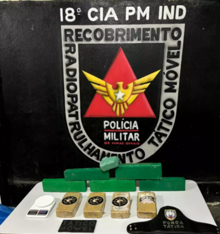 PM apreende mais de 9 quilos de drogas escondidos em plantação de bananeiras em Mantena