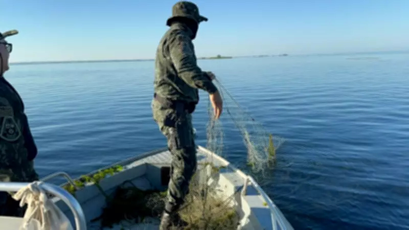 Polícia Ambiental apreende mais de 2 km de redes de pesca ilegais no Oeste Paulista