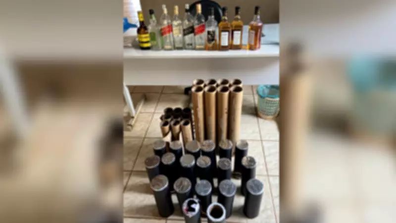 Polícia apreende bebidas falsificadas e fogos frios em operação em Santa Salete (SP)