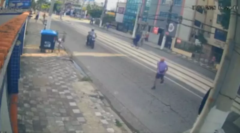 Polícia busca motociclista que atropelou e matou idoso de 89 anos em Santos