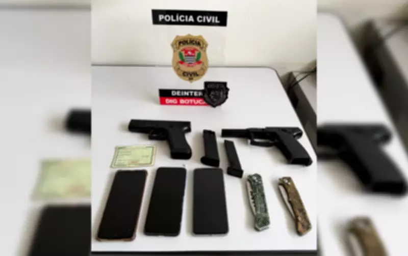 Polícia Civil apreende simulacros e canivetes em casa de adolescente suspeito de planejar violência em SP