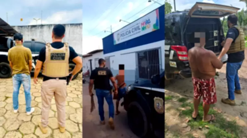 Polícia Civil do Maranhão prende três homens por crimes sexuais contra menores