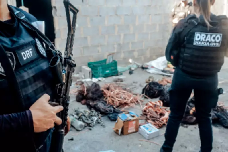 Polícia Civil do RJ desmantela esquema de receptação de cabos e metais em São Gonçalo