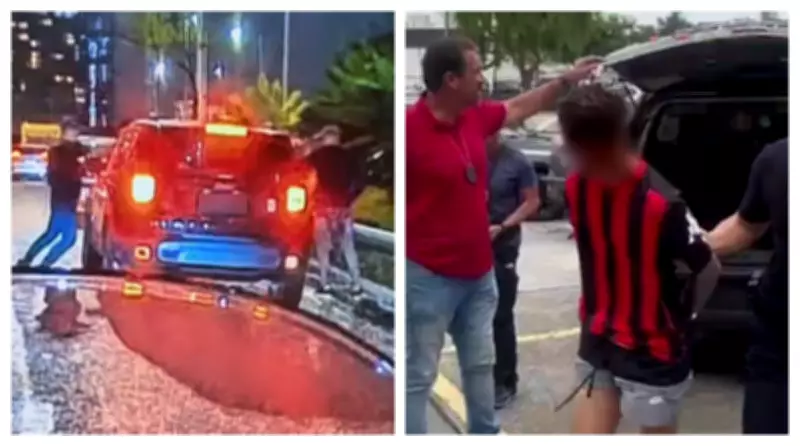 Polícia prende integrante de gangue do 'quebra-vidro' após flagrante de motociclista na Marginal Pinheiros