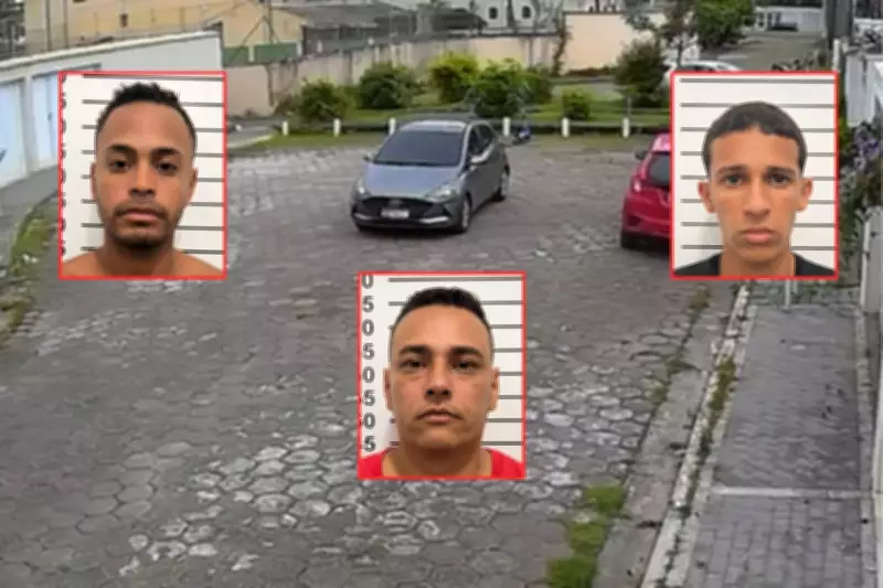Polícia prende quadrilha que assaltava moradores em frente às casas em Guarujá, SP