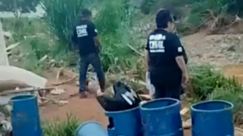 Polícia recupera botijões de gás saqueados e impede furto durante enchente histórica em Ubá