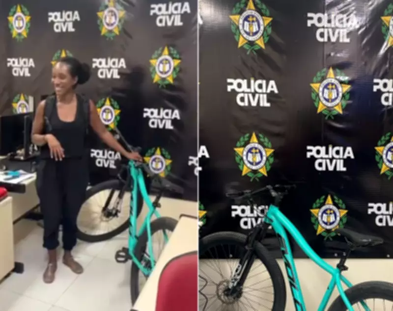 Polícia usa drones e reconhecimento facial para recuperar bicicleta furtada em Cabo Frio