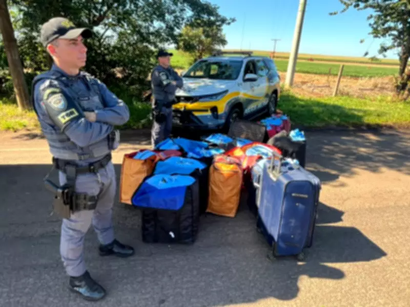 Policiais do TOR apreendem 351 kg de folhas de coca e prendem três bolivianos em Ourinhos