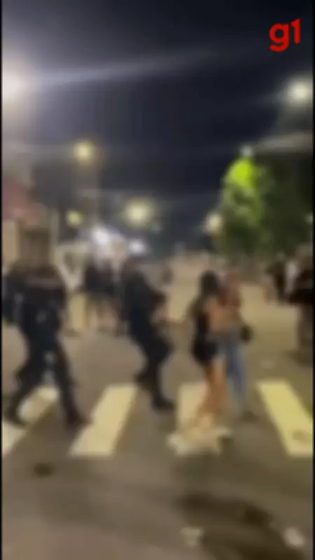 Policial é afastado após chutar adolescente em faixa de pedestre durante Carnaval em Campo Grande