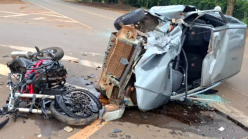 Policial de folga salva jovem com torniquete após amputação em acidente em Patos de Minas