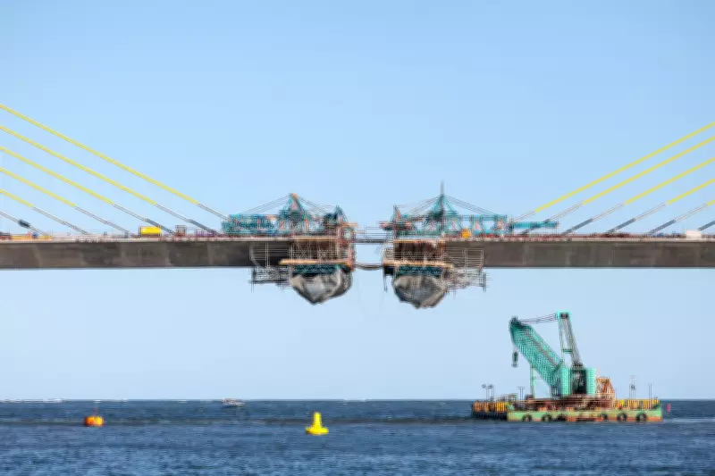 Ponte de Guaratuba atinge 91% das obras e entra na reta final de conclusão no Paraná