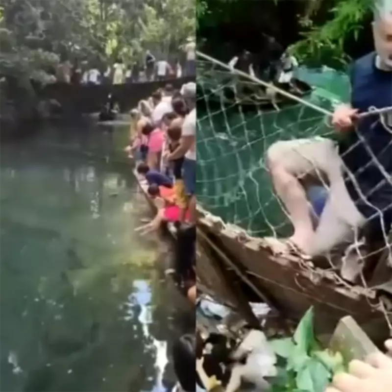 Ponte desaba em café colonial de Candeias do Jamari e deixa mais de 15 feridos