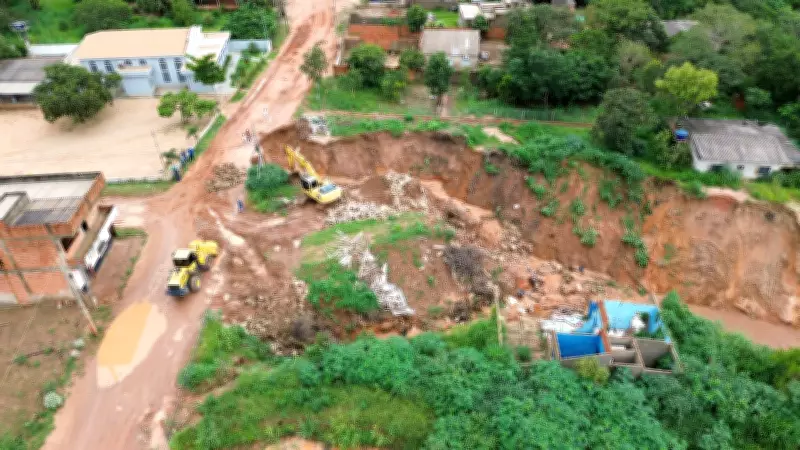 Poxoréu em alerta: 30 famílias sob risco de deslizamento após chuvas intensas em MT