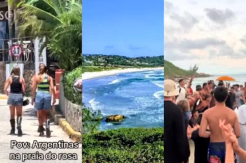 Praia do Rosa em SC vira febre entre jovens argentinos após viralizar no TikTok